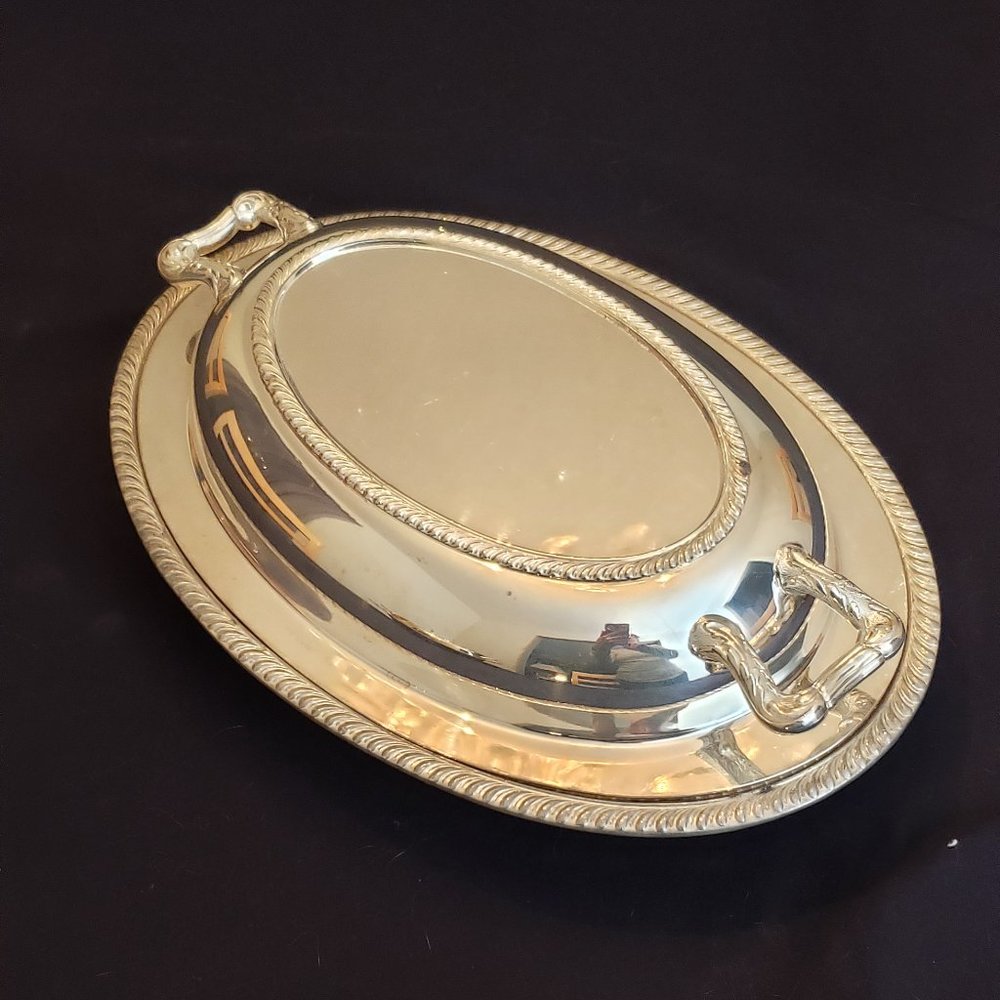 Silver Fiesta Double Vegetable Bowl